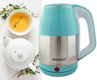 CZAJNIK ELEKTRYCZNY MARADO BEZPRZEWODOWY 2L NIEBIESKI 2000W MOCNY