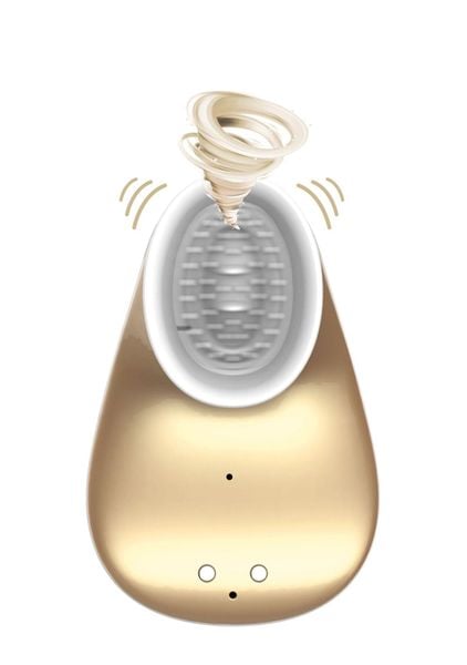 Twitch Hands - Free Suction & Vibration Toy - Gold zdjęcie 3