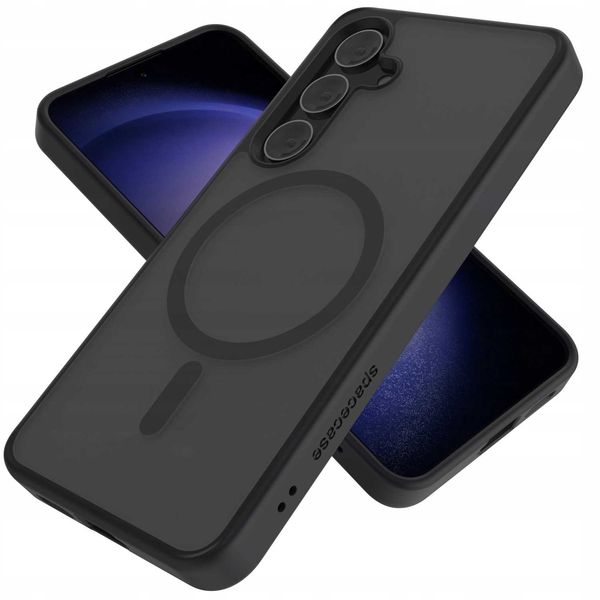 Spacecase Hybrid Mag Galaxy S24 Black zdjęcie 6