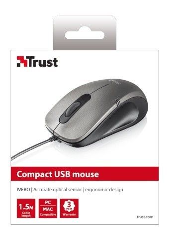 Trust Ivero Compact Mouse - black/grey na Arena.pl