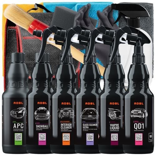 ADBL DUŻY ZESTAW KOSMETYKÓW DO CZYSZCZENIA AUTA Z TORBĄ DETAILING PREZENT na Arena.pl