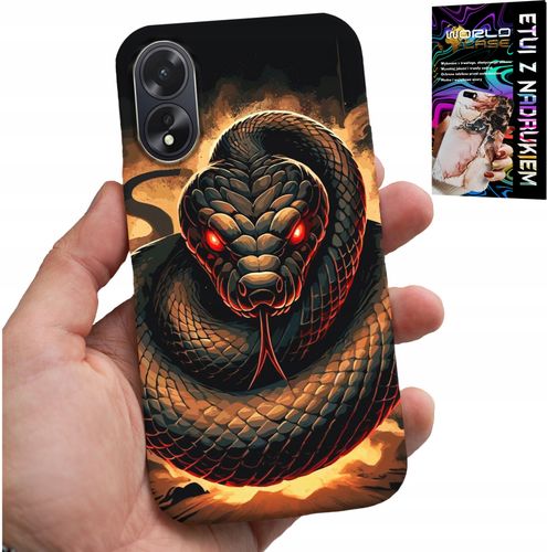ETUI DO OPPO A78 4G - WĄŻ, WĘŻE KOBRA GRZECHOTNIK CASE + FOLIA na Arena.pl