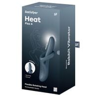 stymulator rozgrzewający satisfyer heat flex 4 szary