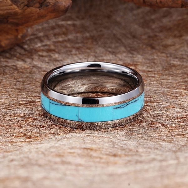 OBRĄCZKA PIERŚCIEŃ z Wolframu WOLFRING EU25 US11 zdjęcie 7