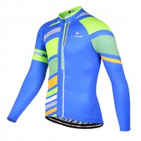 X-TIGER Bluza Rowerowa Kolarska Męska Dopasowana Ocieplona WYGODA JESIEŃ S