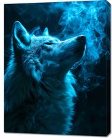 Obraz 70x90cm Oddech Wilka