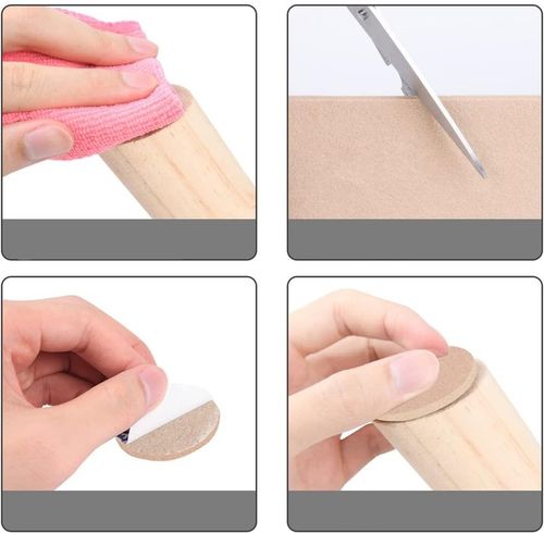 FILC SAMOPRZYLEPNY NA NOGI KRZESŁA wygłuszający nasadki wykładzina na Arena.pl