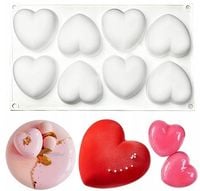 FORMA SILIKONOWA DO MONOPORCJI SERCA SERDUSZKA SERCE FOREMKA