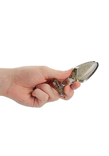 Acrylic Goldchip Butt Plug Set - Gold na Arena.pl