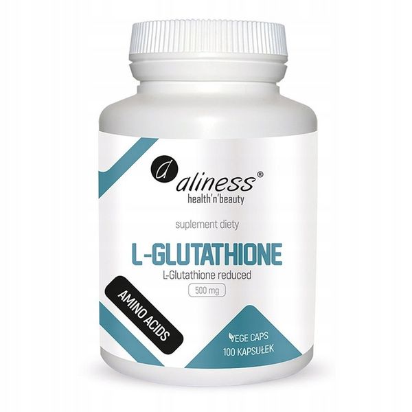 ALINESS L-GLUTATION 500mg 100kap ZREDUKOWANY zdjęcie 1