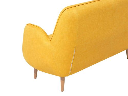 Sofa 2-Osobowa Żółta Kouki na Arena.pl