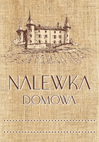 8 x Etykiety RETRO nalepki NALEWKA domowa ZESTAW butelki alkohol 10cm