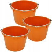WIADRO WIADERKO BUDOWLANE 20L 40KG MOCNE 3szt.