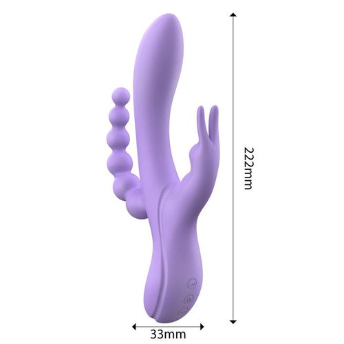 silikonowy wibrator do stymulacji pochwy, zabaw analnych i pobudzenia na Arena.pl