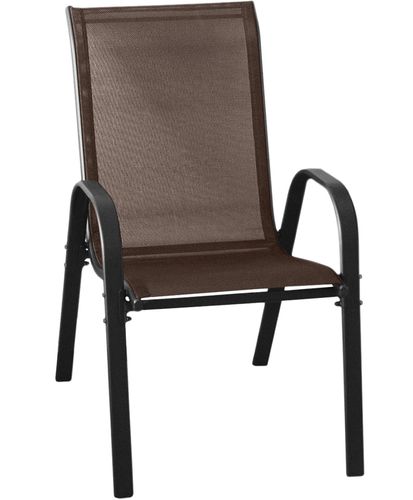 Stół kwadrat ISLAND 70cm + 4x Krzesło SOFIA brąz na Arena.pl