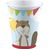Kubeczki papierowe Lis i Bóbr