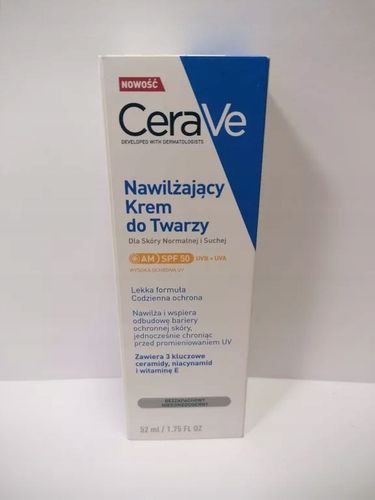 Cerave krem nawilżający SPF 50 na dzień 52 ml na Arena.pl