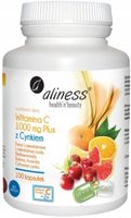 ALINESS Witamina C Plus 1000mg z cynkiem CYNK ODPORNOŚĆ 100 kapsułek
