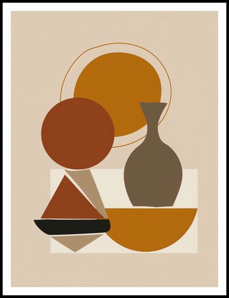 Plakat 75x100cm Geometryczna Utrata zdjęcie 3