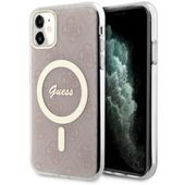 Etui Guess do iPhone 11, Różowy, MagSafe