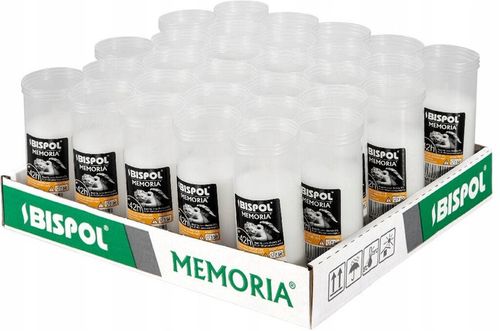 Wkłady do zniczy parafinowe BISPOL P110 42h 30szt na Arena.pl