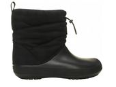 Crocs Śniegowce damskie - Crocband Puff Boot - rozmiar 34,5 - czarne zimowe