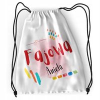 Plecak Dla Anieli Szkolny Worek Torba Z Nadrukiem Ze Zdjęciem