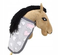 Mustang Derka polarowa dla Hobby Horse ( A3 - A4 ) różowe serduszka