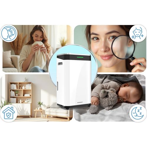 Osuszacz powietrza kompresorowy - pochłaniacz wilgoci 25l/24h higrostat Berdsen BD-533 biały na Arena.pl