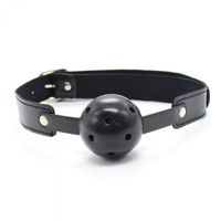 knebel breath hole ball gag (nero)