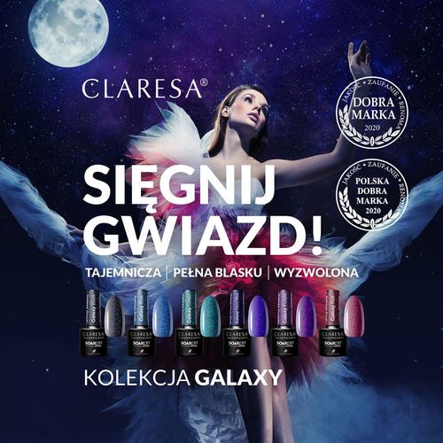 CLARESA Lakier hybrydowy Galaxy Red 5g na Arena.pl