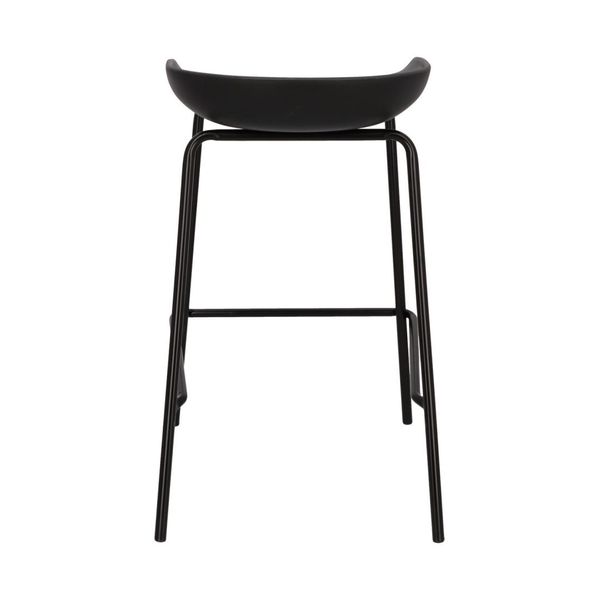 Stołek barowy Grego czarny 65 cm zdjęcie 7