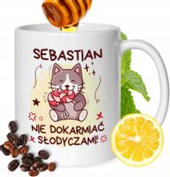 Kubek Dla Sebastiana Kolegi Przyjaciela Męża Z Nadrukiem Biały 330Ml