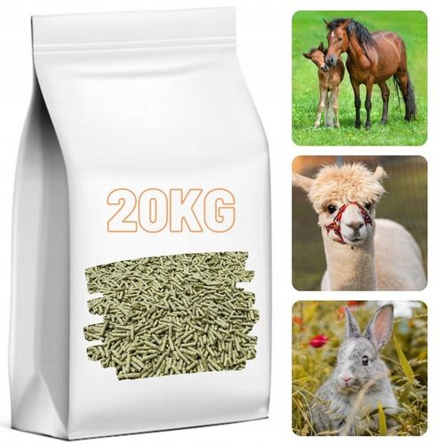 SUSZ Z LUCERNY 20KG LUCERNA GRANULOWANA DLA KONI KRÓLIKÓW GRANULAT PELLET na Arena.pl