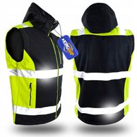 KAMIZELKA ROBOCZA Bezrękawnik KURTKA SOFTSHELL BHP HI-VIS ODBLASKI OC