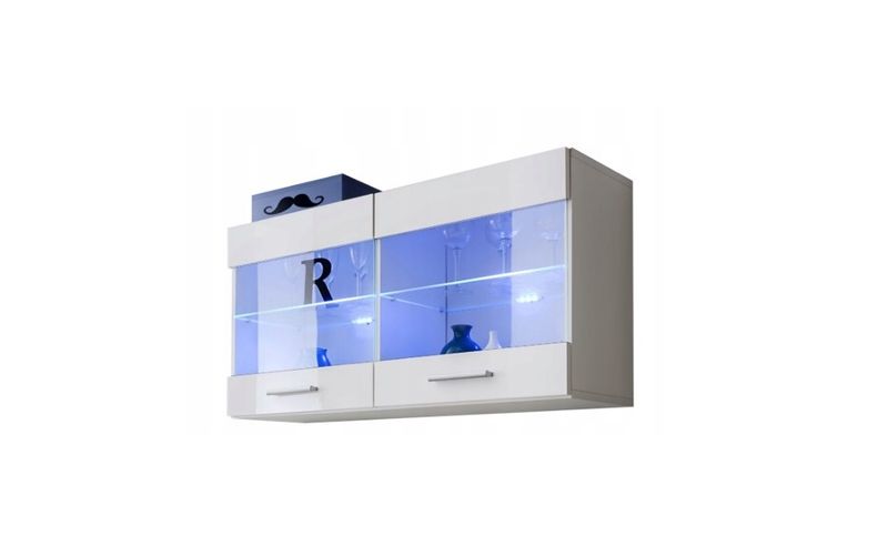 Witryna Wisząca Półka Szafka Led zdjęcie 1