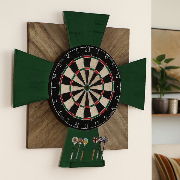 Tablica Drewniana John Paddle do Darta Order Forest Green zdjęcie 5
