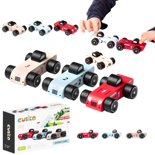 Drewniana zabawka Wyścigówki na Arena.pl