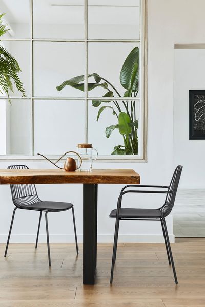 Krzesło Willy Black z poduszką PU zdjęcie 2