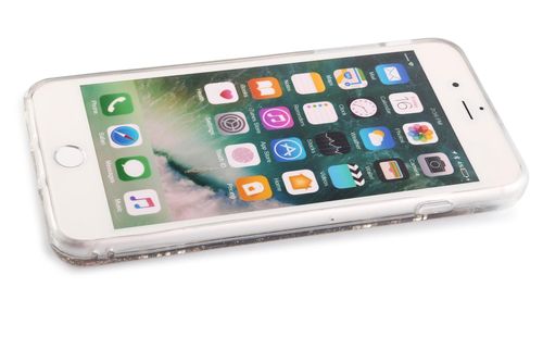 GUESS LIQUID GLITTER iPhone 6 Plus / 6S Plus / 7 Plus / 8 Plus - GOLD na Arena.pl
