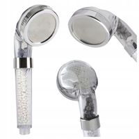 SŁUCHAWKA PRYSZNICOWA Z FILTREM TURMALIN JONIZACJA KAMIENIAMI