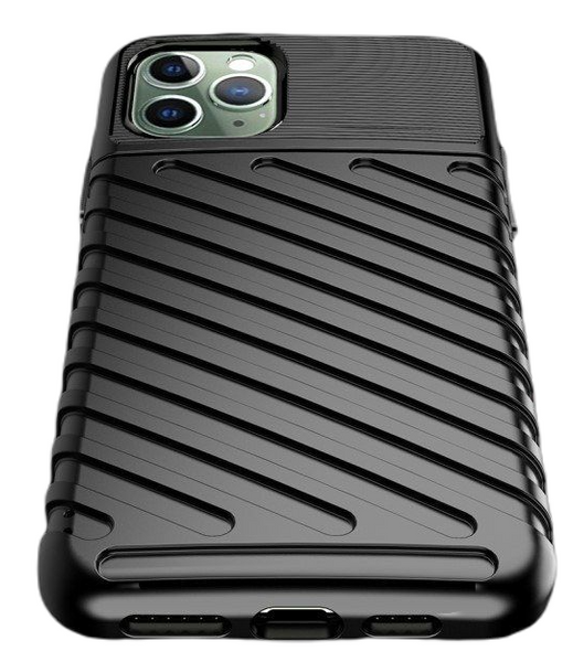 Etui Iphone 11 Pro Pancerne Thunder Czarne zdjęcie 7