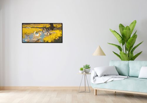 Plakat 91,3x44,5cm Słońce na Wsi na Arena.pl