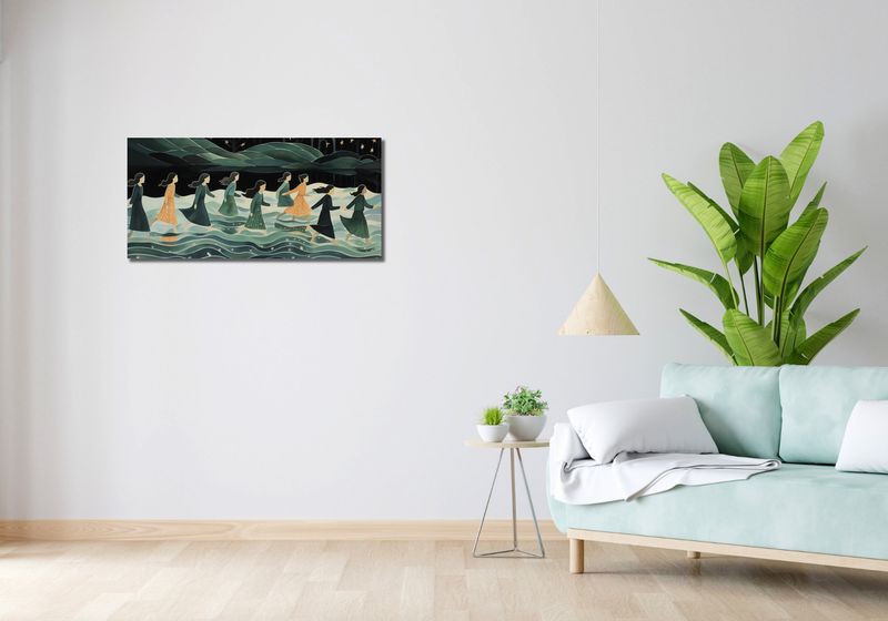 Obraz 90x40cm Nocna Procesja zdjęcie 2