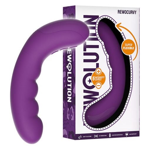 wibrator z silikonu,  fioletowy. kształt umożliwiający intensywną s na Arena.pl