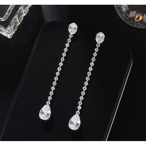 kolczyki długie ozdobne k1629s na Arena.pl