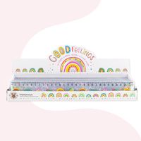 good feelings linijka z brokatem 30 cm
