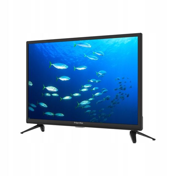 TELEWIZOR 24'' LED KRUGER&MATZ 12V 230V DVB-T2 NOWY MODEL KAMPER + ZASILACZ zdjęcie 8