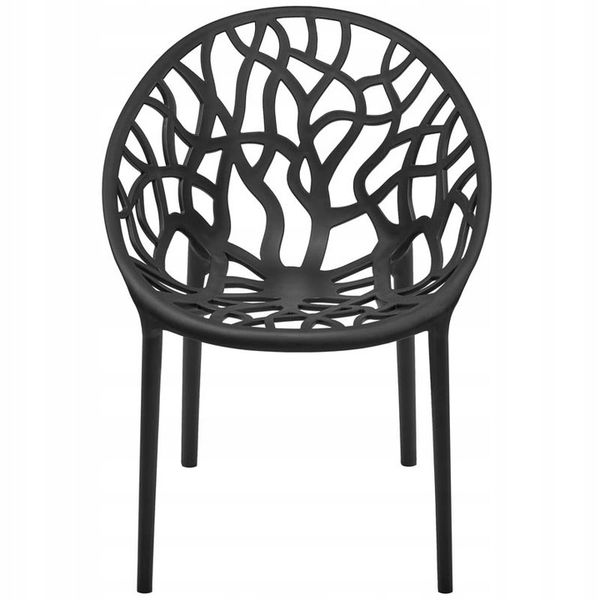 ZESTAW OGRODOWY BALKONOWY 2X KRZESŁO PLASTIKOWE AŻUROWE + STOLIK zdjęcie 10