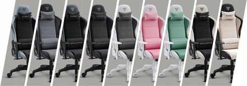 Fotel Gamingowy Biurowy Regulowany Materiał Alcantara + Ekoskóra Sense7 na Arena.pl